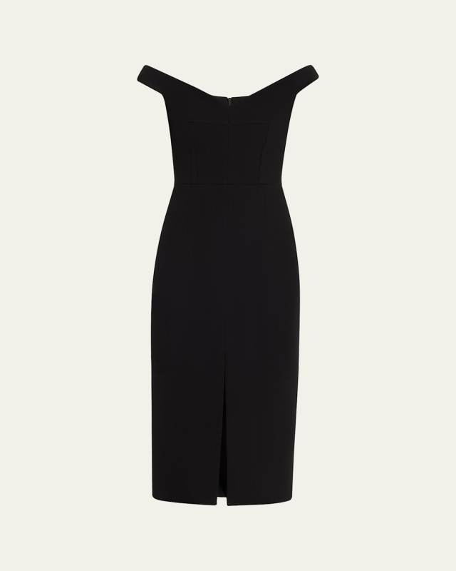 Off-The-Shoulder Sheath Dress